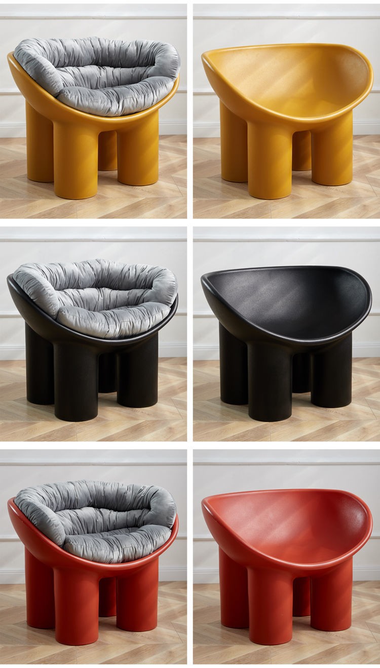 贝意品 贝意品 大象腿椅子北欧设计师家具休闲懒人单人沙发椅ins网红