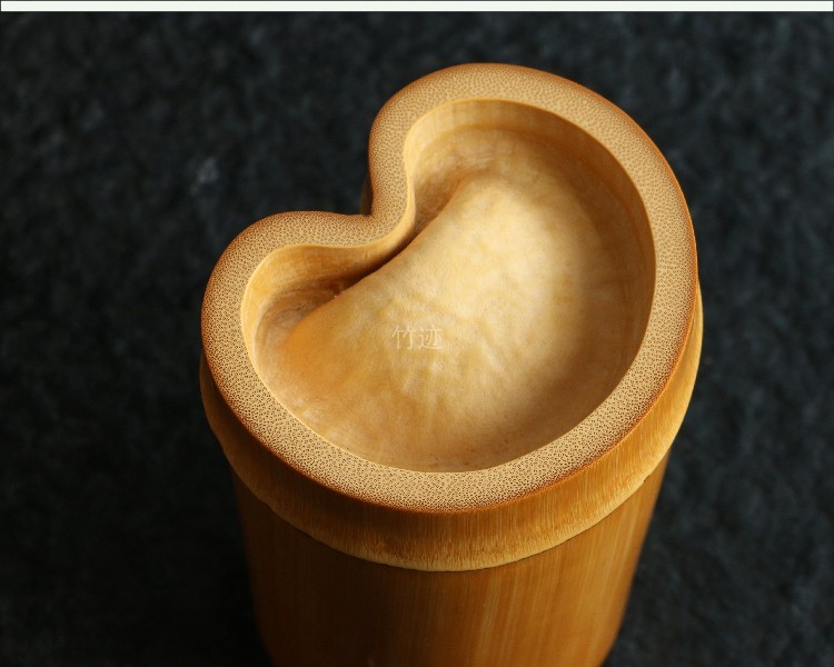 竹制心形异形竹怪竹玉竹笔筒茶道茶具摆件茶宠收藏六君子收纳筒竹图片