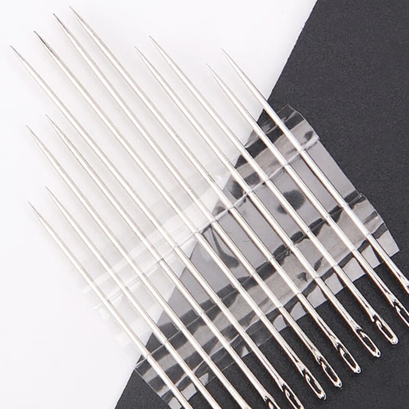 不用穿线的针穿针器穿针神器老人穿针引线器家用手缝免穿针线无孔