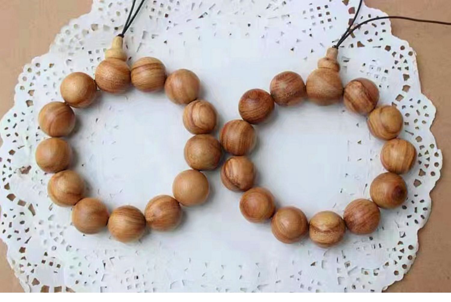 香樟木佛珠天然有香味驱蚊红樟树根老料手串男108颗手链樟木 15mm15颗