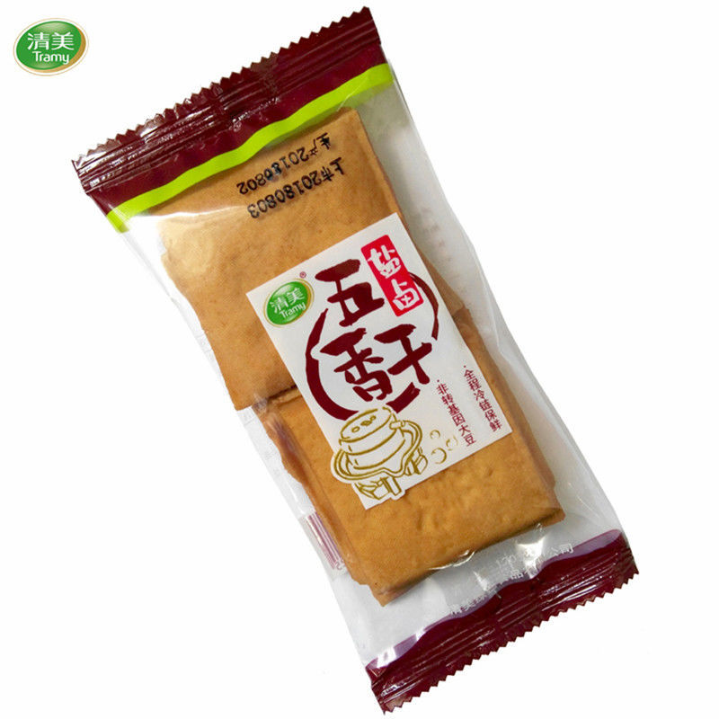 上海清美豆制品新品盐卤五香干红醇香豆干白只发江浙沪皖3款各两包