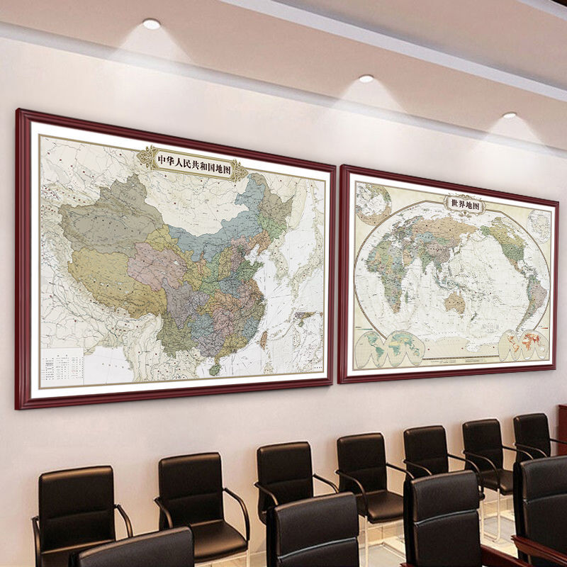 中国地图黑板画图片