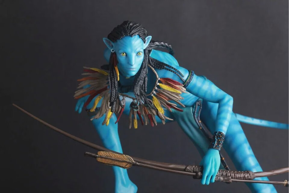 电影阿凡达人物手办影视周边阿凡达2人物场景女阿凡达模型约50cm