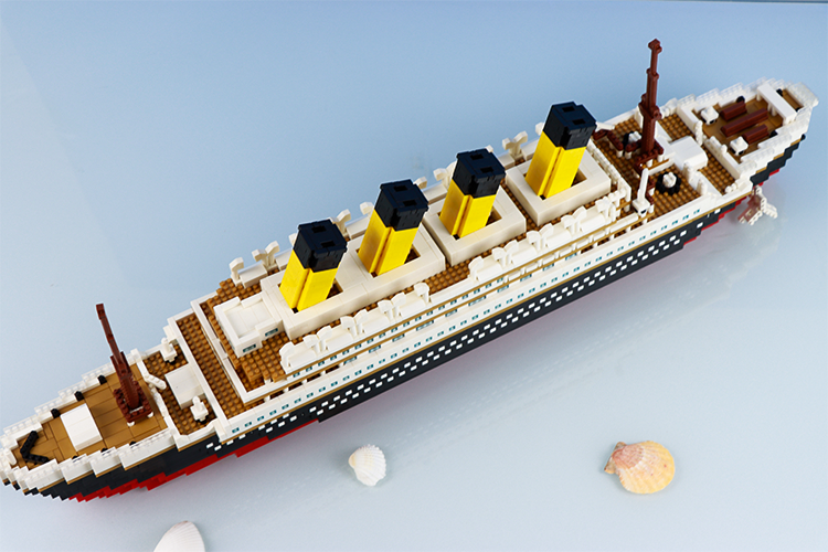 乐高lego泰坦尼克号沉船巨大型成年高难度创意系列拼装积木模型船