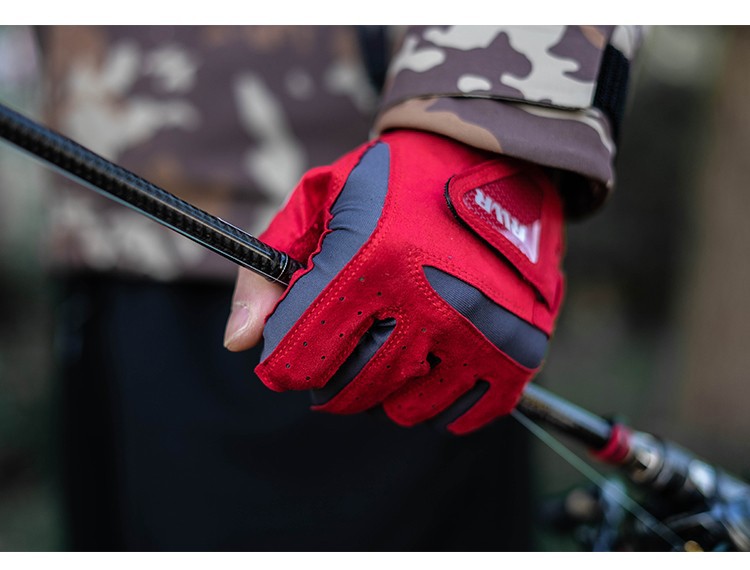 22款rvvr手套路亚垂钓钓鱼手套防晒舒适透气多功能四季通用拉雪丽面料