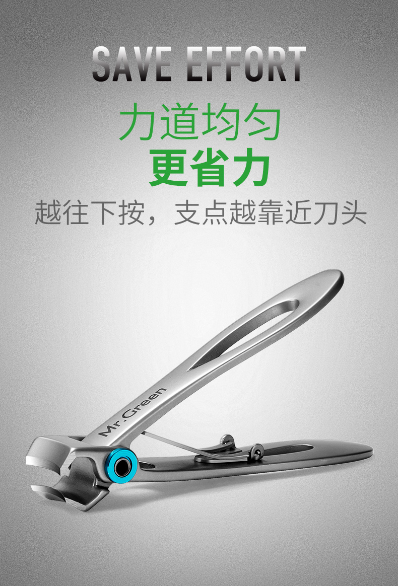 小63米生态家居适用指甲刀德国原装进口 德国进口大号开口灰指甲刀