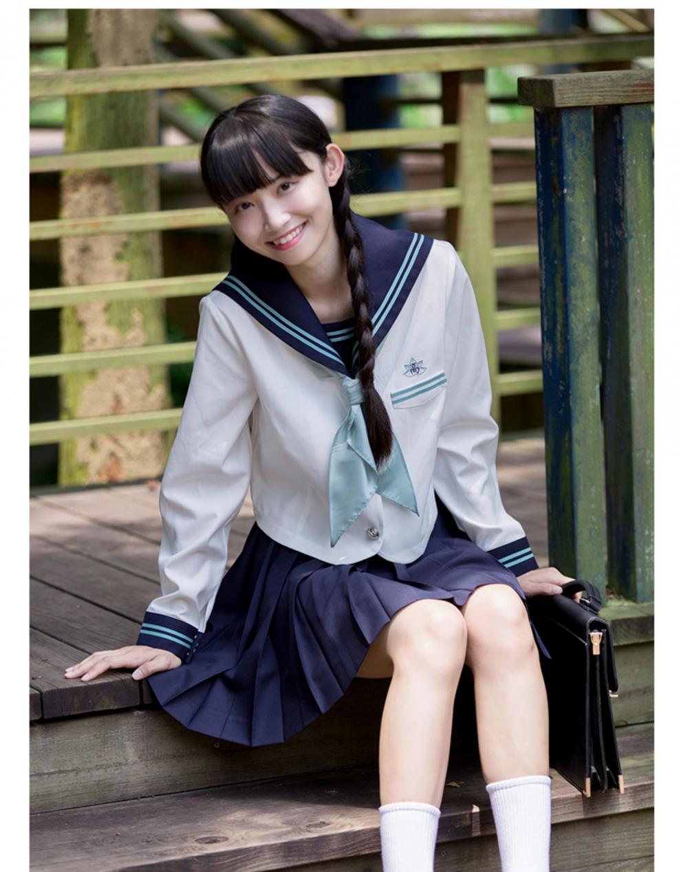 春夏必备水手服猫屿jk制服原创刺绣日系学院风校供感正统春季新款水手