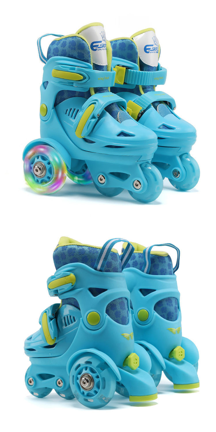 精选滑冰鞋宝宝幼儿童溜冰鞋套装123岁5初学者4小孩6男童女童双排轮滑