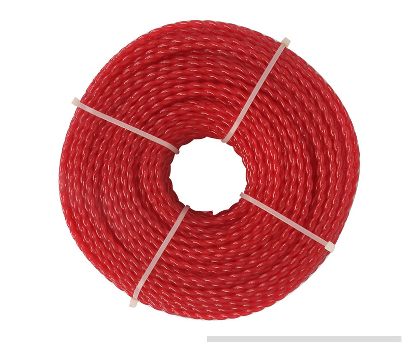 四冲程割草机割灌机用打草绳钢丝绳园林工具配件3mm钢丝打草绳约40米