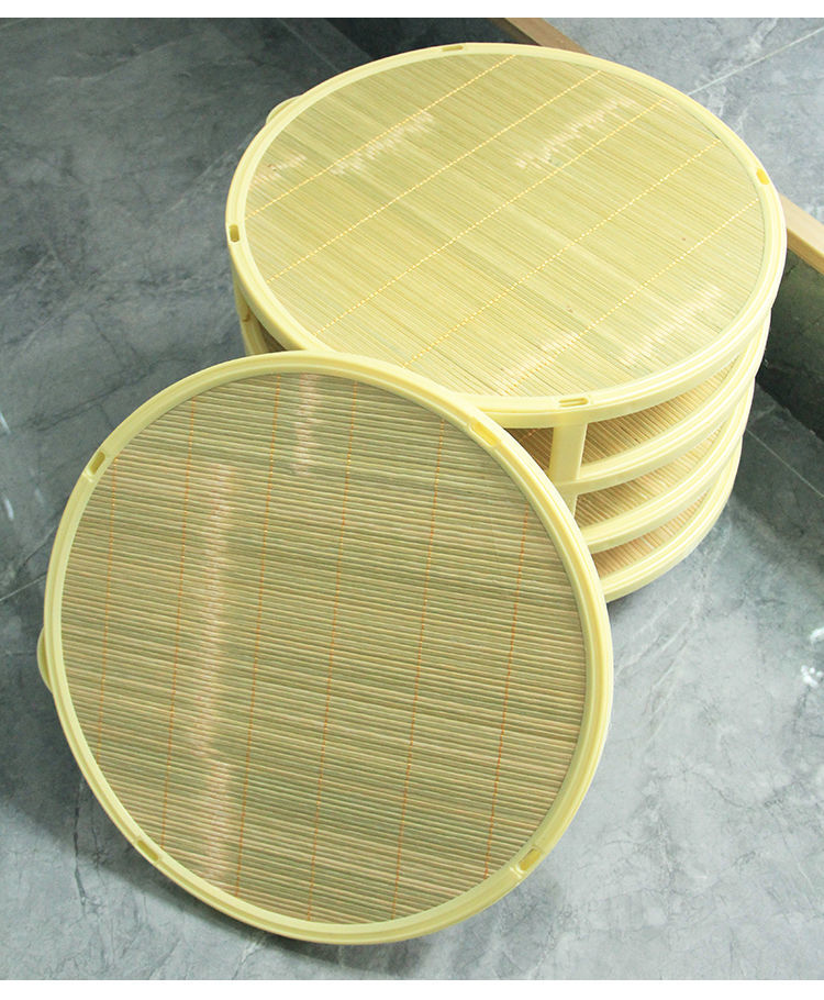 世鼎侠放饺子的篦子多层盖帘饺子帘包水饺托盘家用放竹制的篦子盖垫