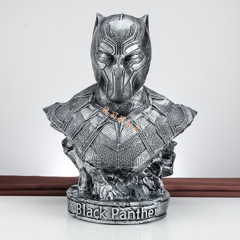 漫威半身手办复仇者联盟黑豹胸像半身gk模型摆件漫威周边创意礼品生日