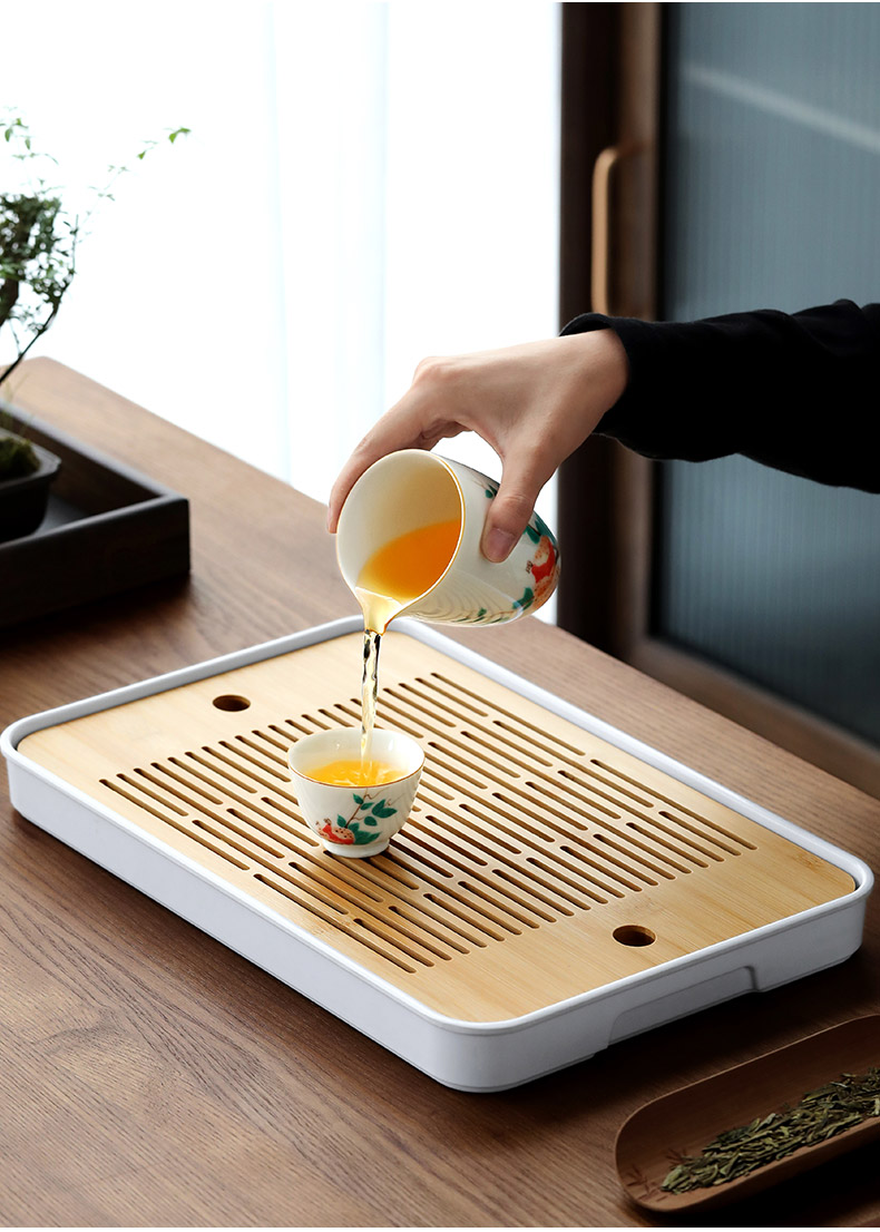 迷你茶台干泡茶盘家用小型茶台简约蓄水式功夫茶具托盘一人用迷你茶海