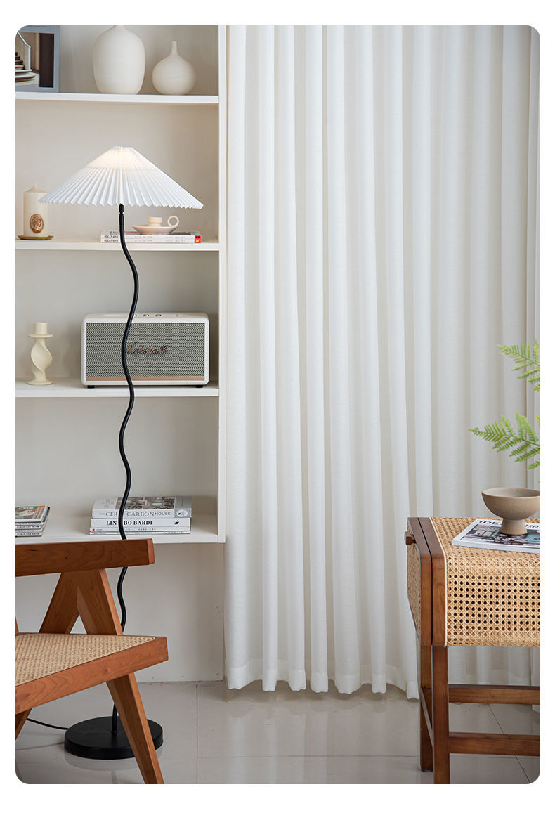 白纱窗帘纱帘遮光防蚊防晒透光不透人加厚北欧简约现代窗纱帘加厚不透