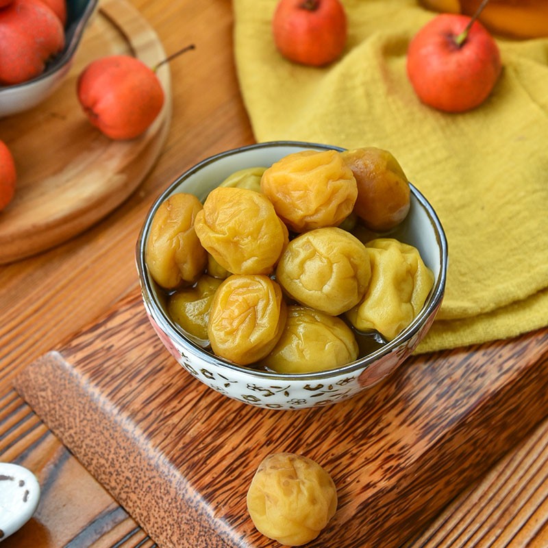 腌酸梅咸水梅 易宝盐水酸梅 咸酸梅腌梅子盐渍酸梅果泡水梅子盐水腌制