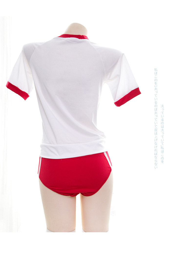 日本体操服 学生装日系高中生运动服保守款套装私房写真内衣日系学生