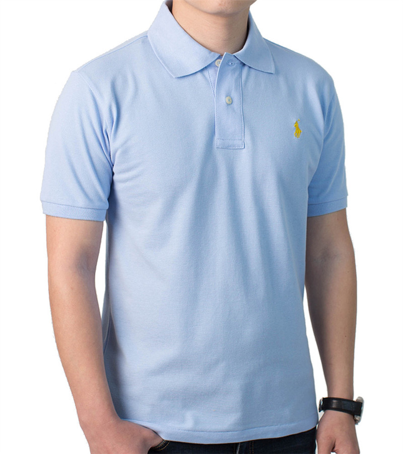 美国保罗polo衫小马标高端刺绣短袖体恤上衣男纯棉翻领商务休闲半袖潮