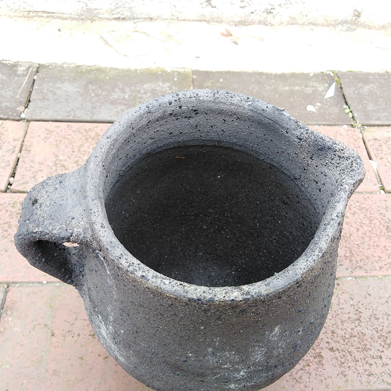 无釉老式土砂罐烤茶罐燃气明火耐高温800度干烧中药罐黑砂锅瓦罐木