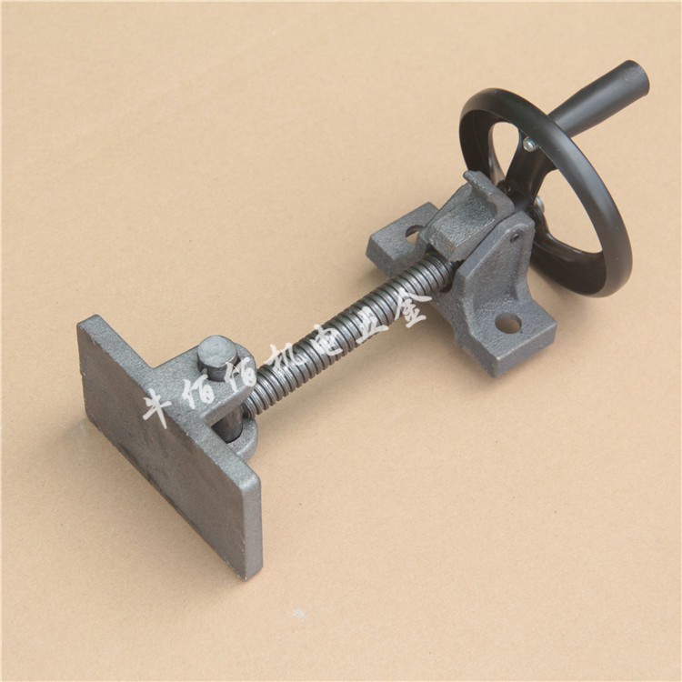 夹具总成切割机夹具夹板丝杆螺母摇手轮切400割机配件单个钢板固定板