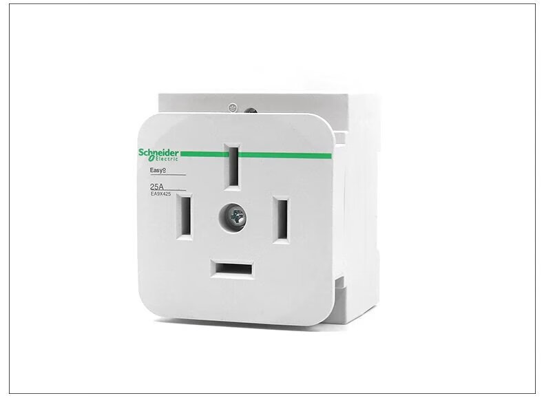 施耐德导轨插座式模数化16a插座ea9xn310配电箱电源插10a二孔三孔