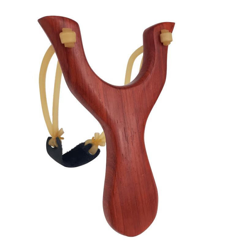 定制传统木弹弓户外竞技实木弹弓经典儿童玩具木叉子初级入门弹弓白