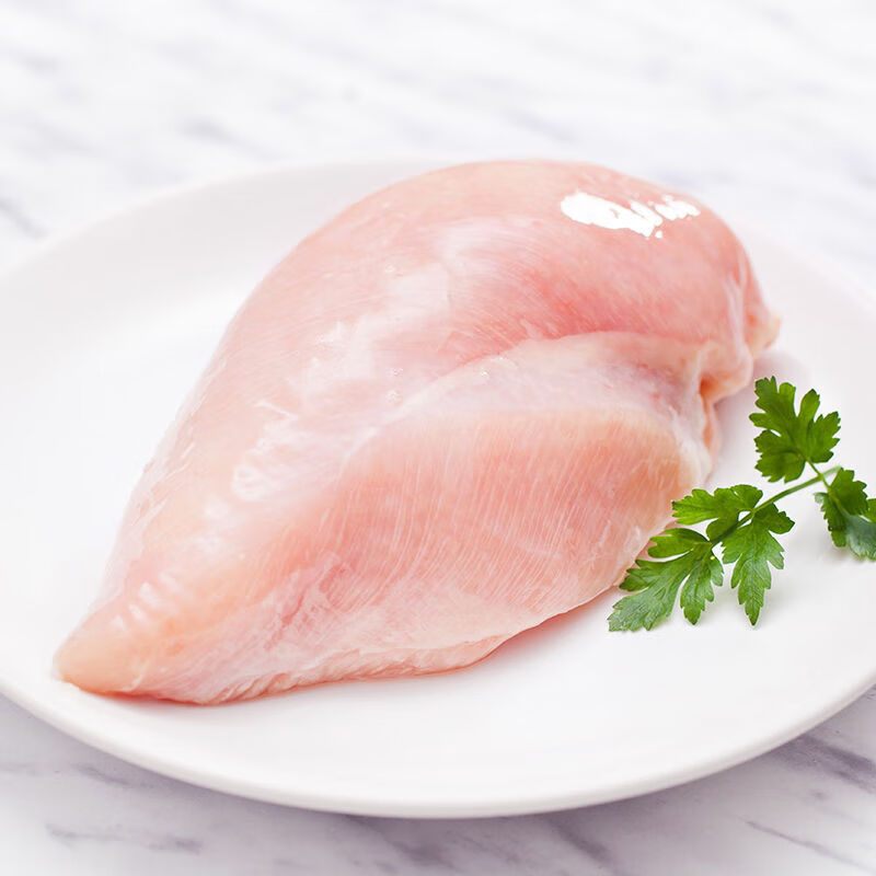 2斤鸡胸肉鲜冷冻健身轻食鸡大胸肉宠物生鲜鸡胸脯肉展志曼智广纳力驰