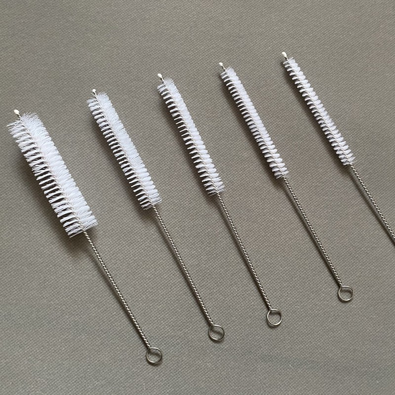 管刷尼龙刷喉管清洁刷气管插管毛刷全喉套管刷半喉气切套管刷12mm5支