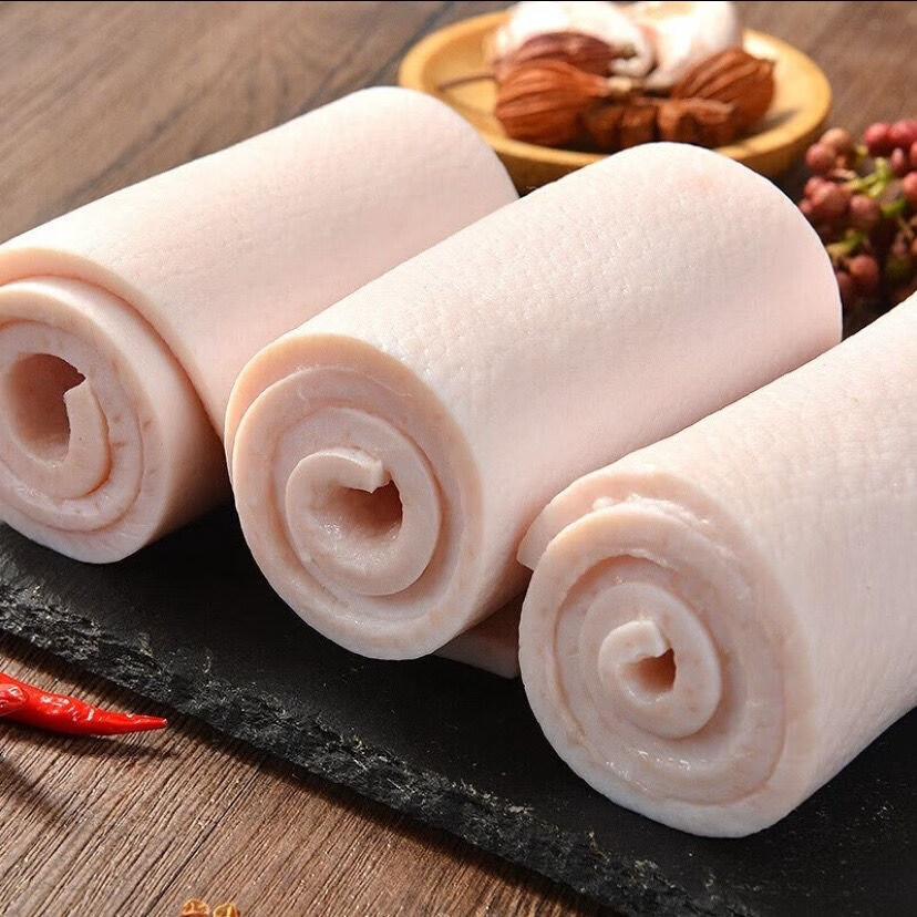 新鲜农家土猪皮4斤装猪脊皮去毛猪肉皮猪皮生猪皮熬猪皮a级脊背猪皮2