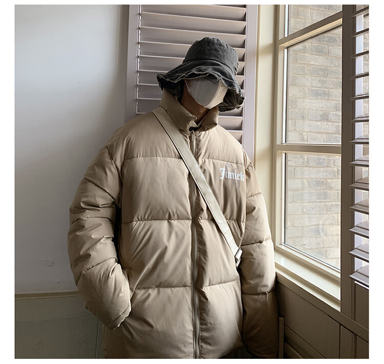 潮牌essentials棉衣外套男款冬季美式潮印花宽松大码加厚棉服ins高街