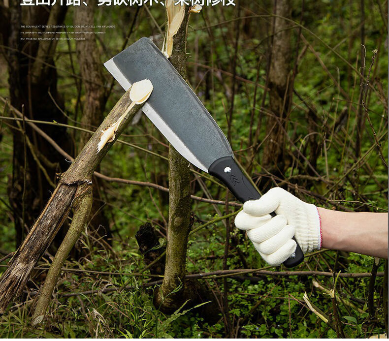 砍柴刀削铁如泥农用锰钢镰刀开山长刀大砍弯刀砍树神器柴刀王柴刀15斤