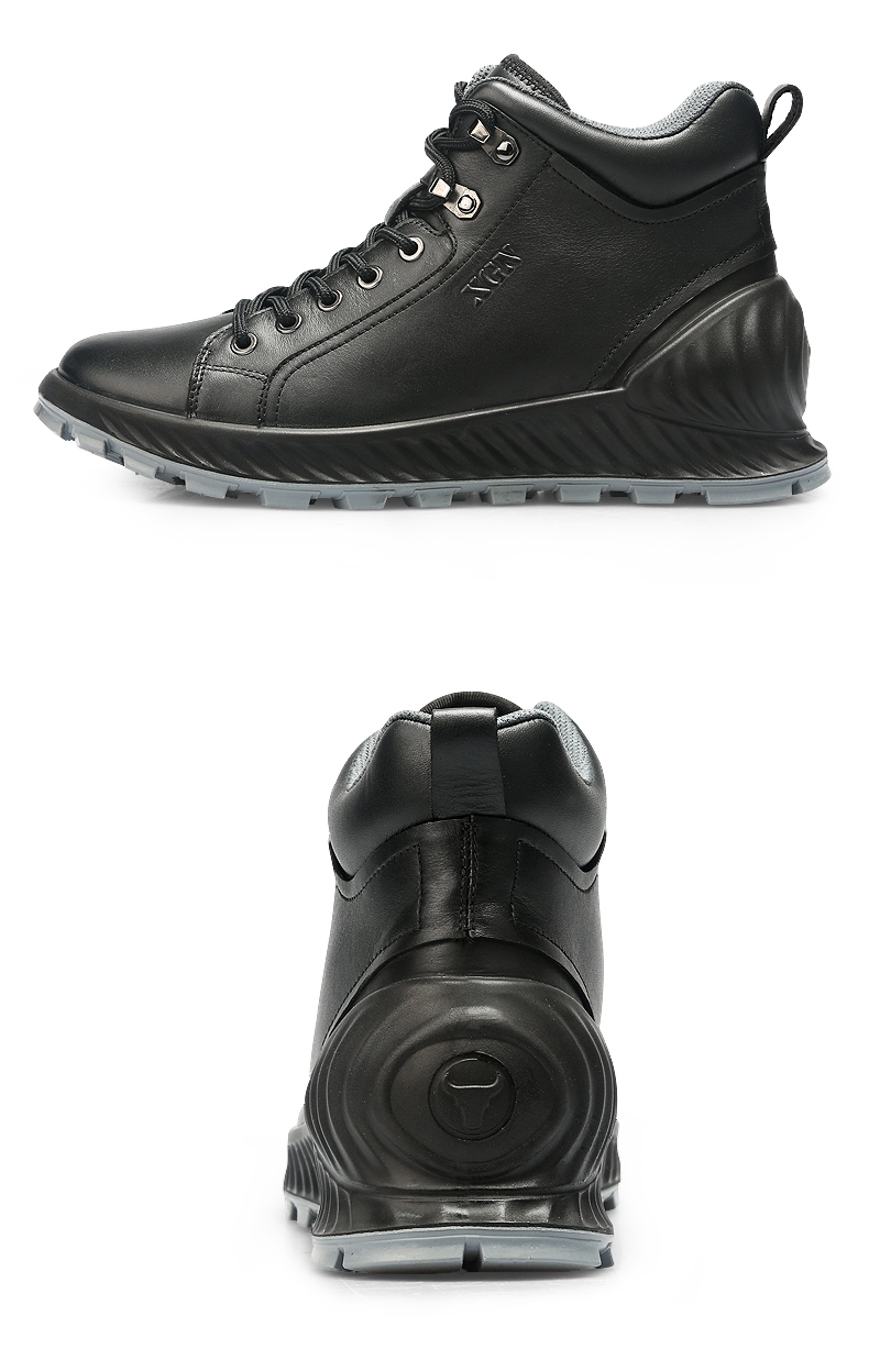 xgn小公牛男鞋2021秋冬新款中高帮休闲鞋真皮男靴潮流旅游靴子男乐奇