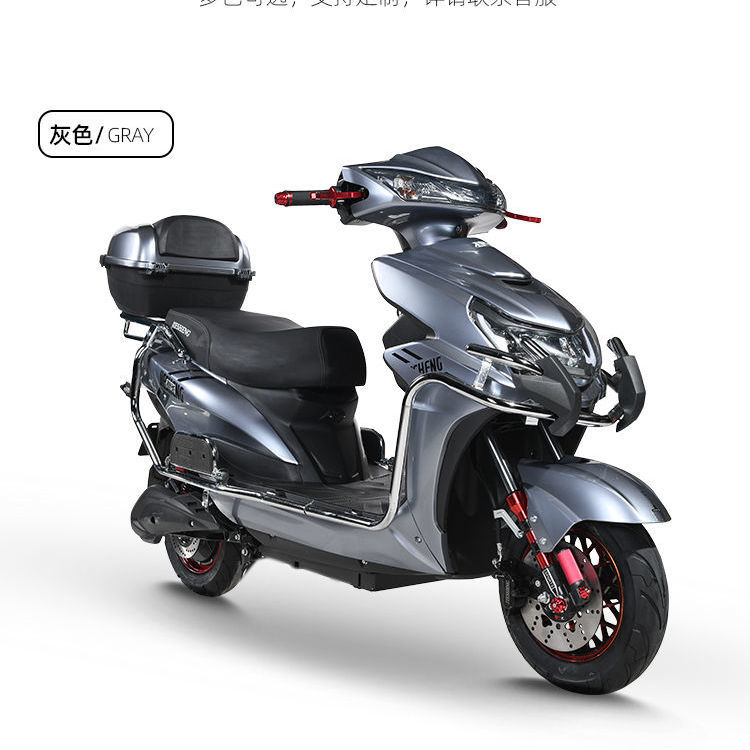 电动车超长续航300公里大黄蜂电动车72v锂电池60v高速外卖踏板车大