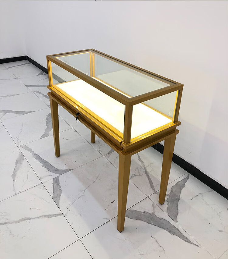 木石村居壹号 奢侈品珠宝展示柜首饰饰品柜柜台陈列架金属玻璃柜子