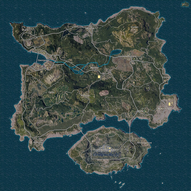 定製和平精英地圖海報pubg絕地求生吃雞遊戲雨林雪地網吧自粘壁紙牆貼