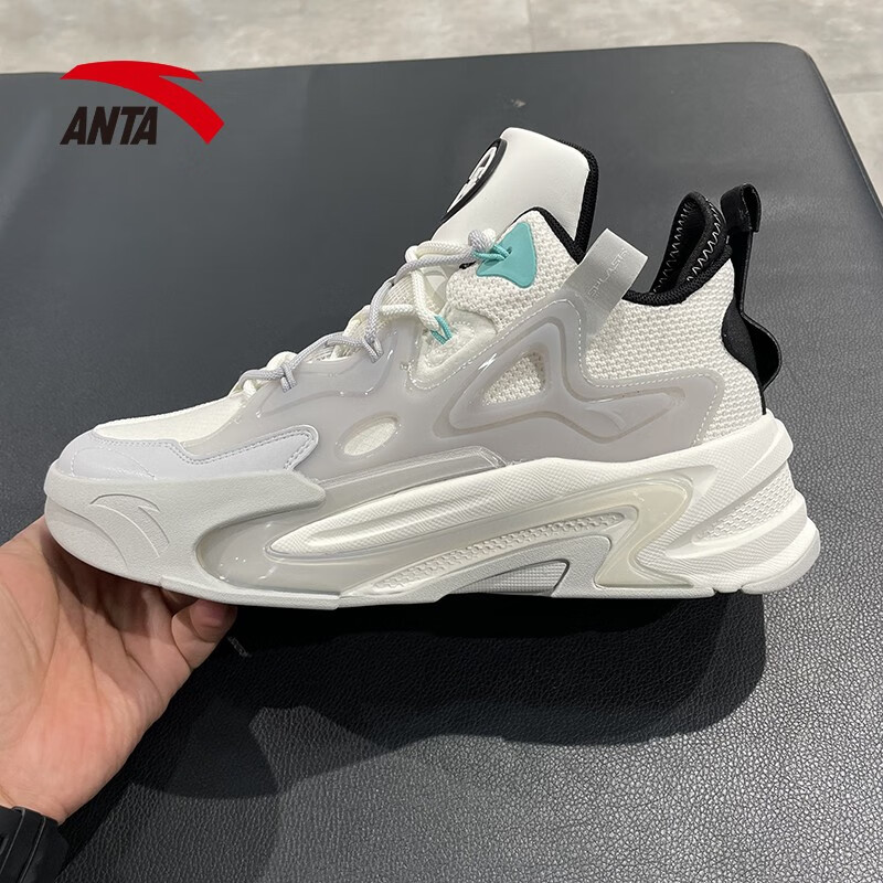 商场同款安踏g6汤休闲鞋男鞋2022春季新款潮流百搭厚底板鞋官方旗舰