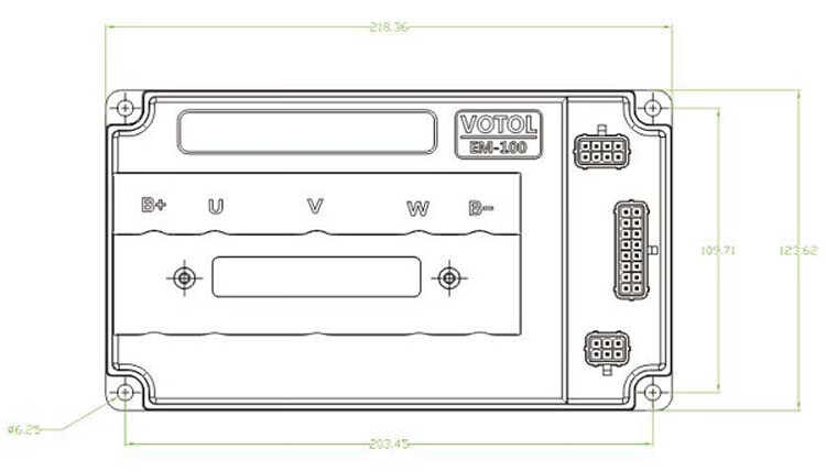 兰德7255控制器蓝德 72330大功率无刷电机 全部改版,透明版本【图片