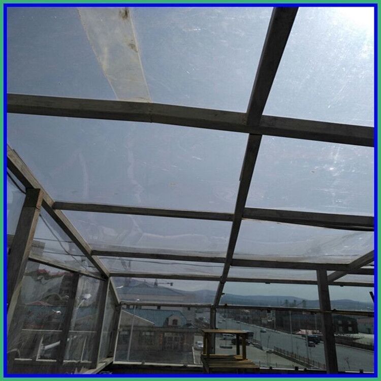 亚克力塑料板pc全透明阳光板硬板耐力板采光板阳台防雨板车棚天井前
