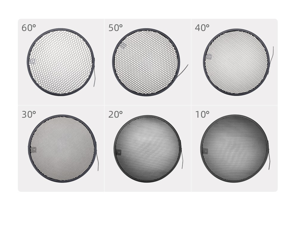 標準罩蜂巢網格蜂窩影室閃光燈聚光格柵保榮口反光罩適用神牛攝影光效