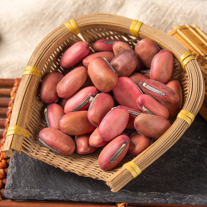 北京同仁堂中药材刀豆刀豆子红刀豆红皮刀豆500克另有刀豆壳