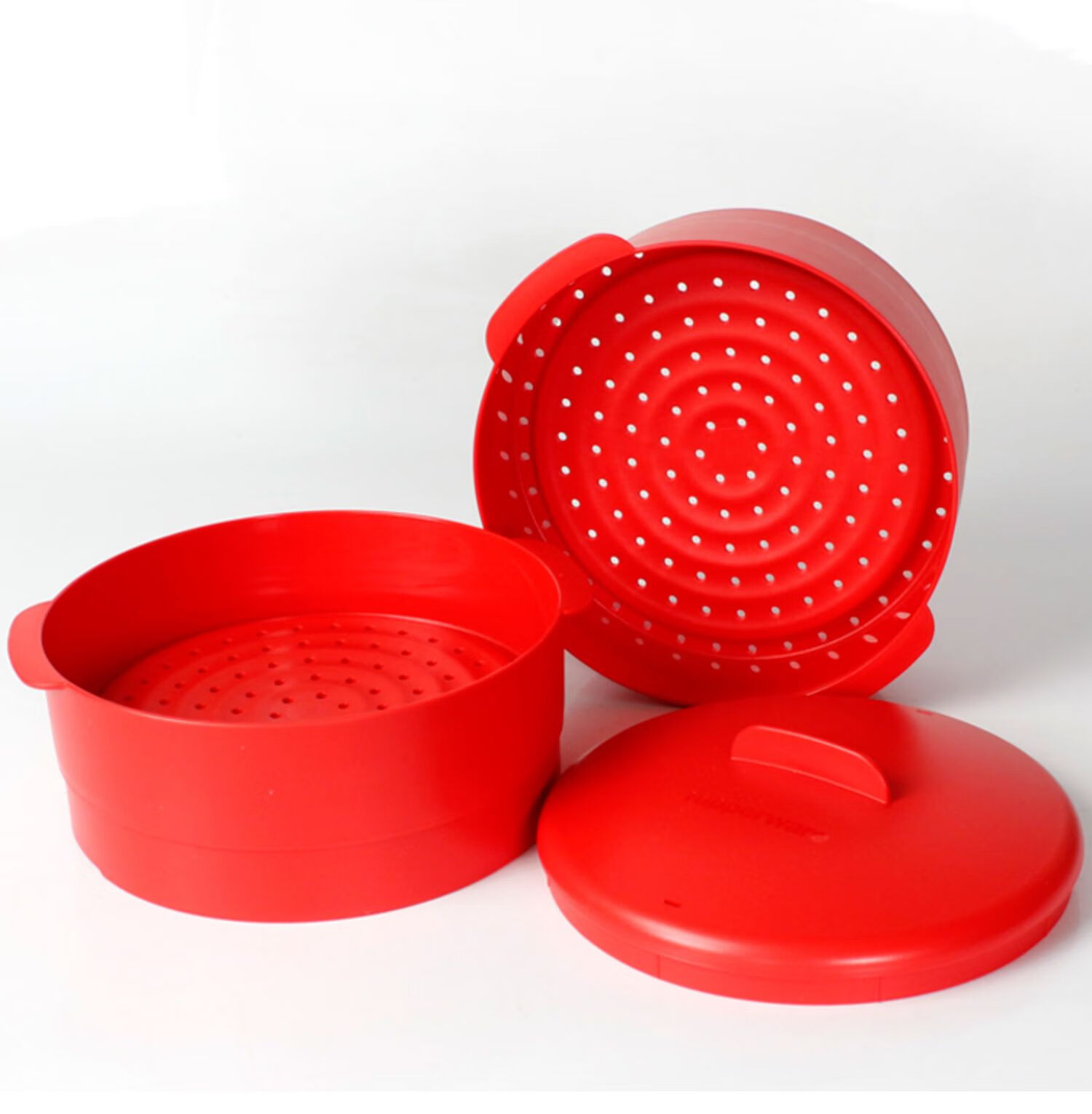 特百惠tupperware双层蒸霸升级版三层四层蒸霸蒸笼蒸屉蒸架三层蒸霸