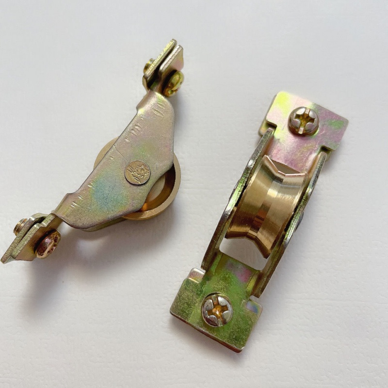 10个装65老式铝合金门窗滑轮拉门下滑轮移门轮纯铜尼龙轴承轮 尼龙