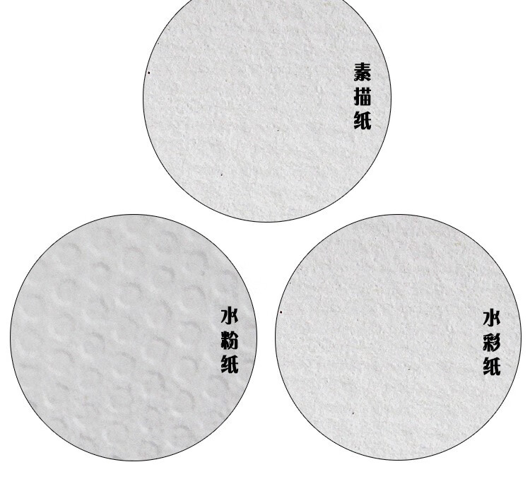 zanyang 亚鑫纸业8k4k水彩纸160g20张美术生用加厚水粉纸素描纸水彩纸