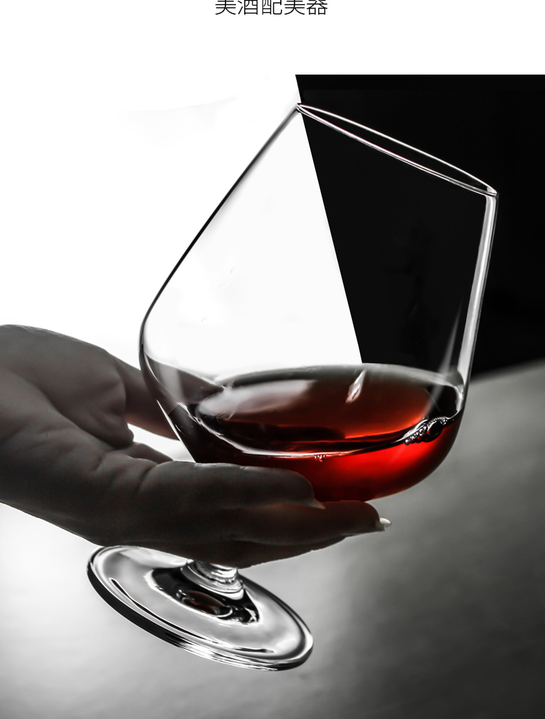 nappa杯子水晶杯nappa水晶玻璃酒杯矮脚红酒杯洋酒杯烈酒干邑杯马爹利