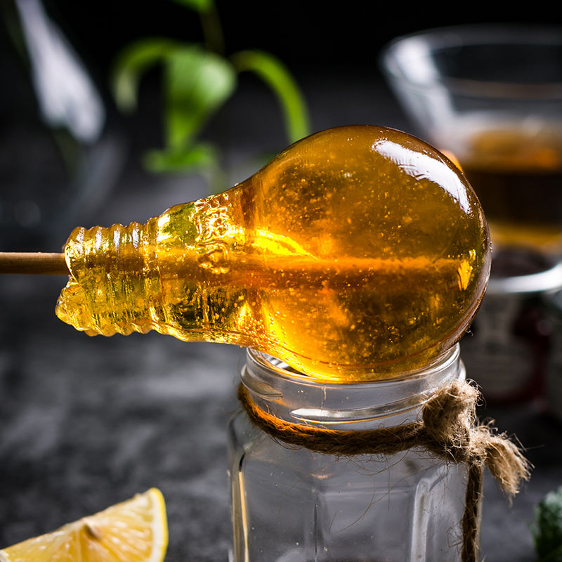 火爆网红发光大灯泡糖11舔不完够大棒棒糖男女闺蜜生日零食发21个红色