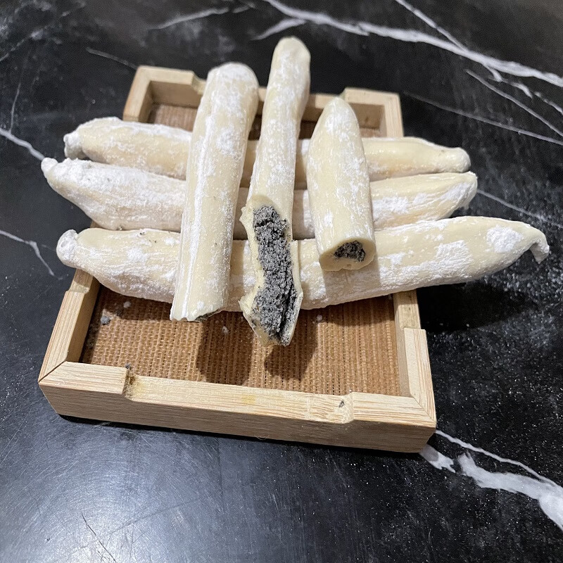 安徽省泾县特产灌芯糖麦芽糖黑芝麻灌心糖盒装 白芝麻2盒【图片 价格