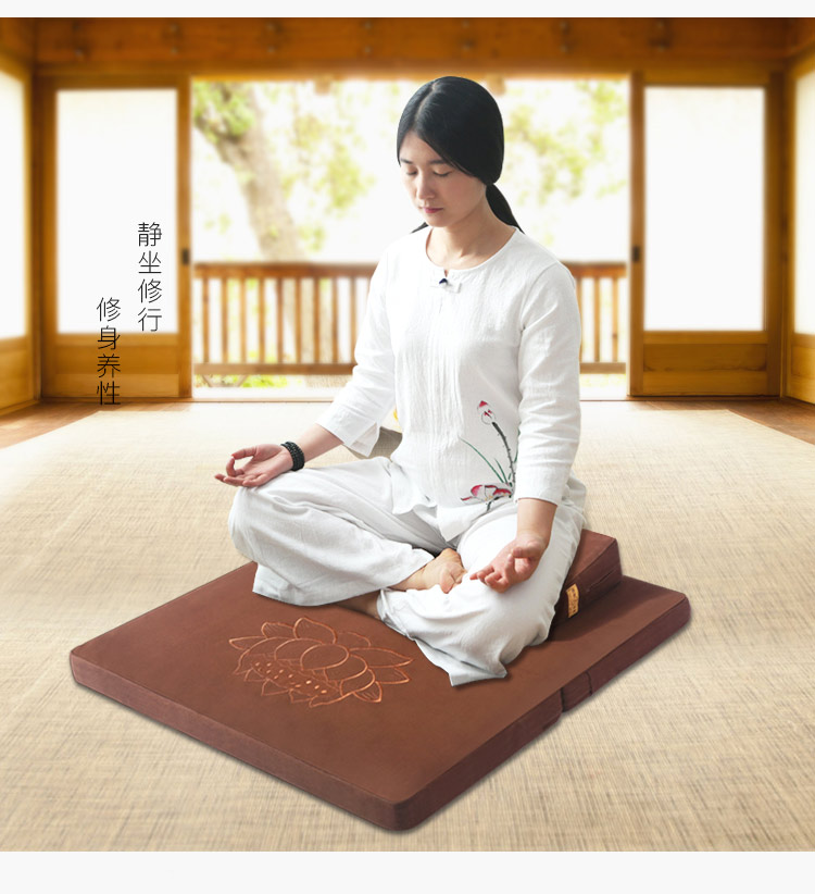 铺垫打坐素念打坐垫禅修垫家用禅坐垫加厚椰棕丝静坐垫拜垫拜佛跪垫