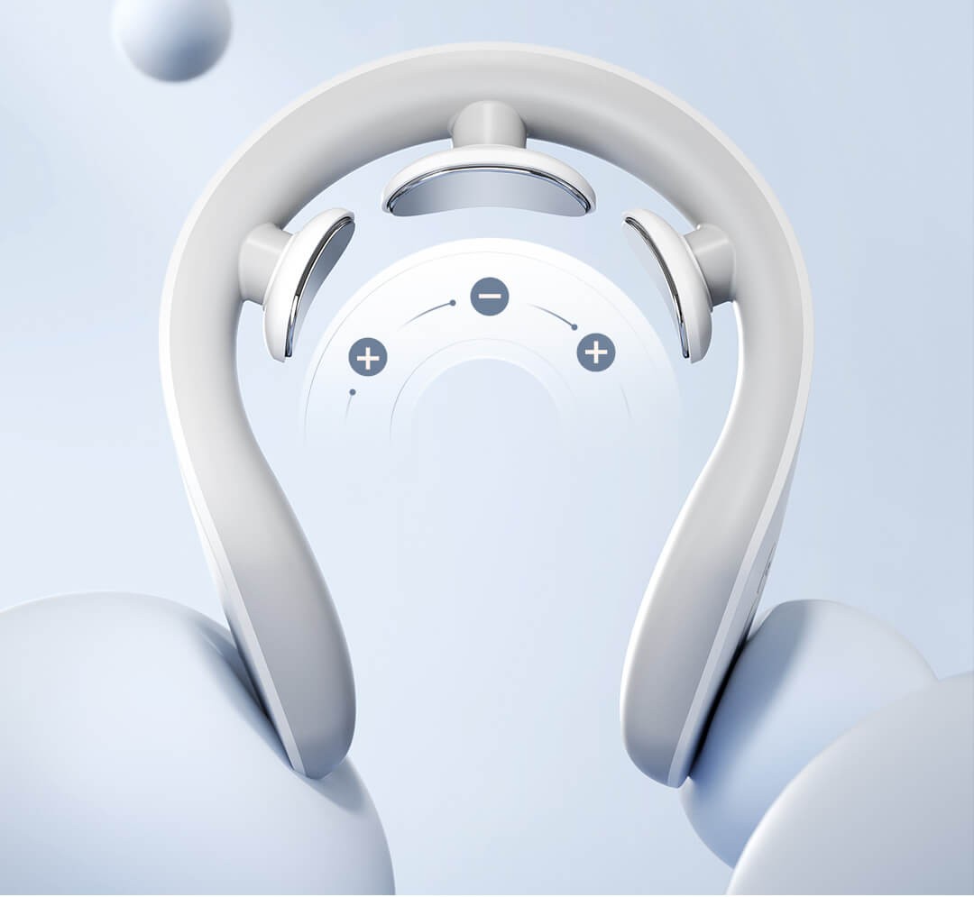 小米有品jeeback脊安适颈椎按摩器颈部按摩仪脖子肩颈护颈便携白色