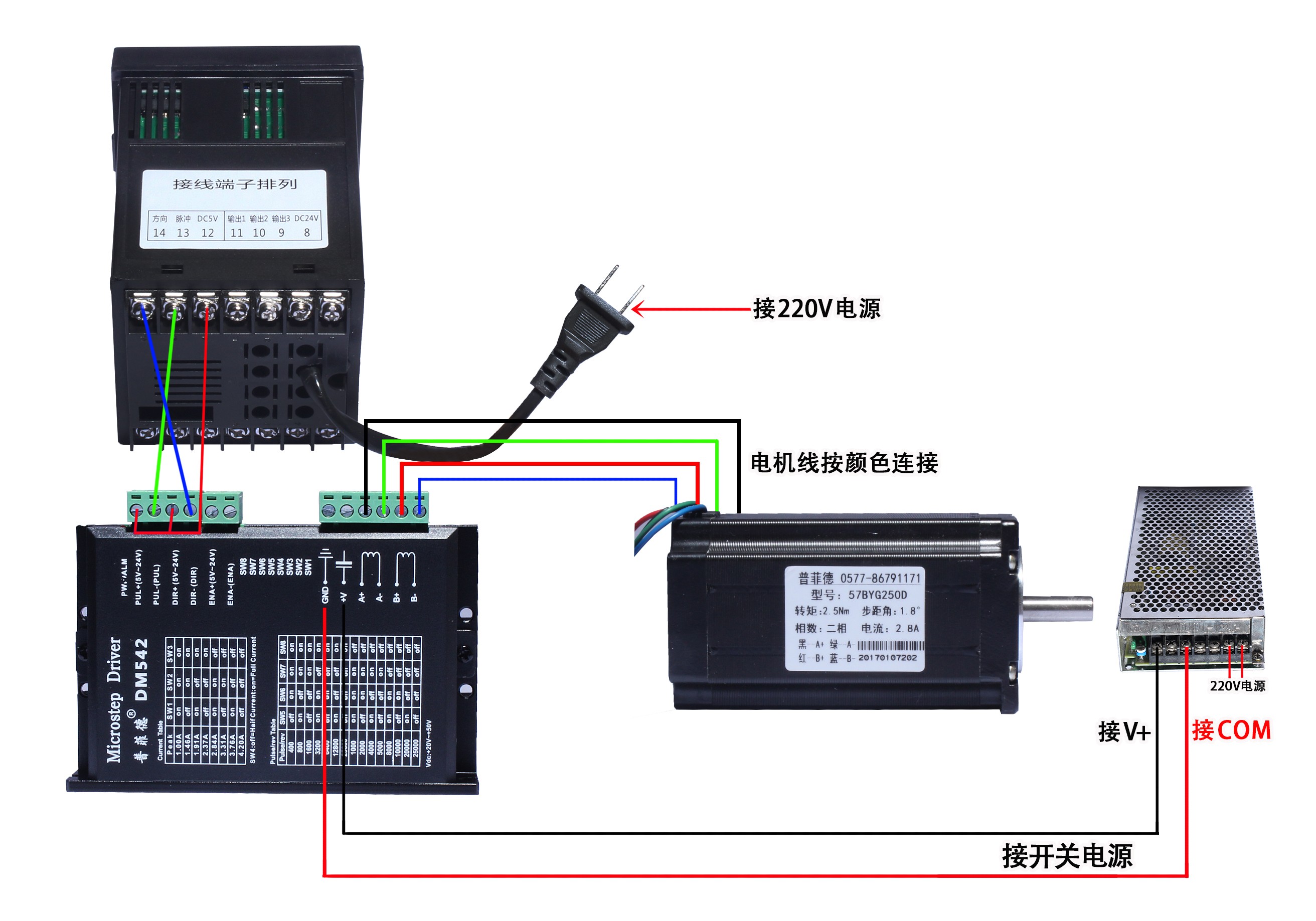 单轴步进电机伺服电机脉冲控制器kh01可编程脉冲发生器220v不带编程