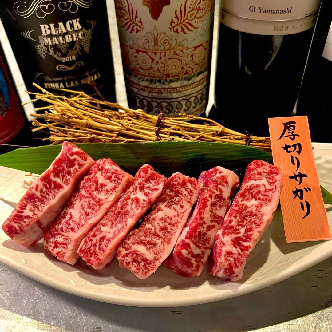 秒发5斤国产无骨安格斯黑牛奶香雪花牛肋条烧烤烤肉清真烤肉橙伯乐