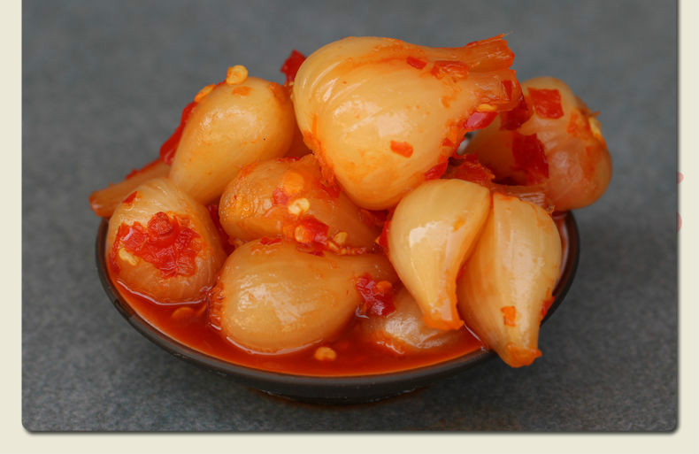 云南特产开远甜藠头酸甜酸辣甜酸腌制农家老坛泡菜荞头下饭菜.