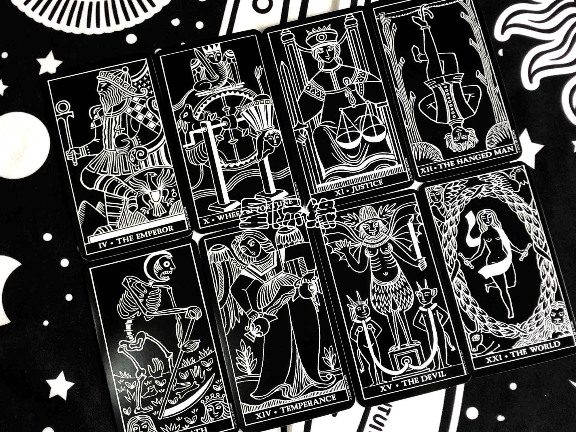 【轻奢高端】inversion tarot in atin反色马赛塔罗牌 英文桌游纸卡牌